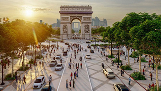 Pháp xanh hóa đại lộ Champs-Élysées
