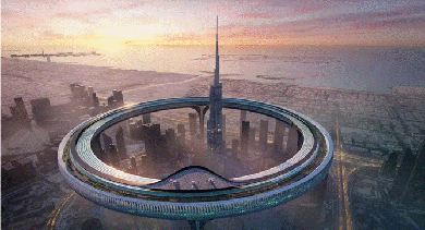 Thành phố treo của Dubai 