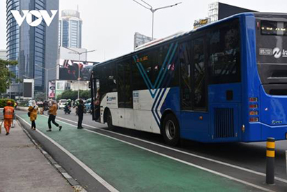Mở rộng làn đường xe đạp - Jakarta hướng tới thành phố thân thiện với môi trường 