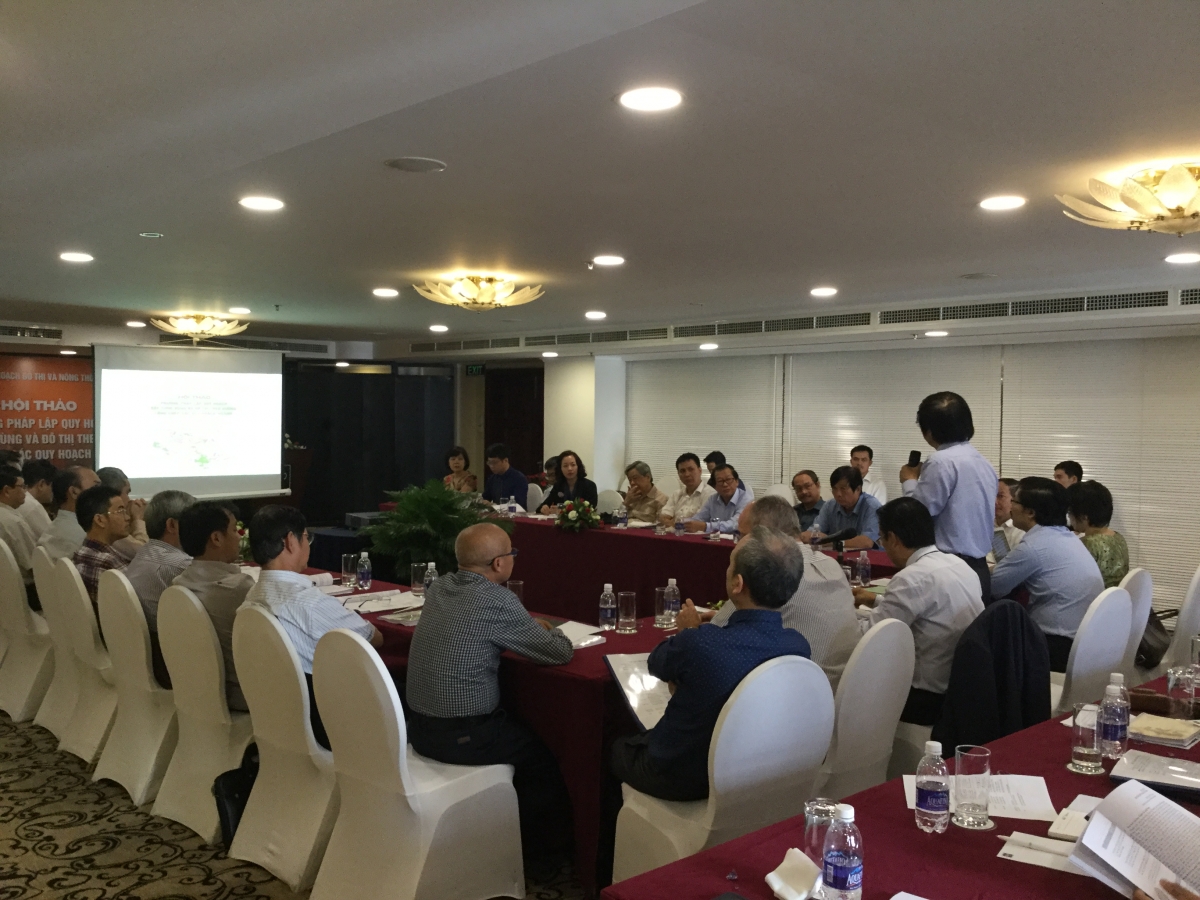 Hội thảo khoa học “Phương pháp lập quy hoạch xây dựng vùng và đô thị theo hướng lồng ghép các quy hoạch ngành”