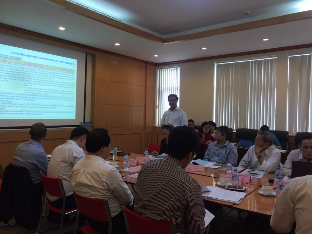 VIUP báo cáo đề cương nghiên cứu tại Văn phòng Chương trình Tây Bắc