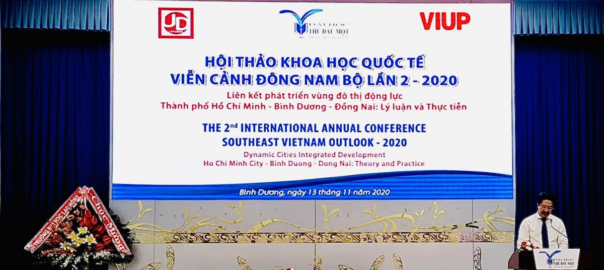 VIUP phối hợp tổ chức hội thảo khoa học quốc tế Viễn cảnh Đông Nam bộ lần II với chủ đề “Liên kết phát triển vùng đô thị động lực Đông Nam bộ”