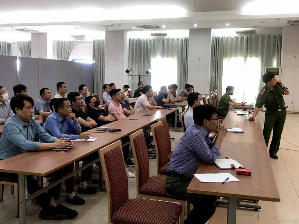 VIUP tổ chức huấn luyện và kiểm tra nghiệp vụ về PCCC