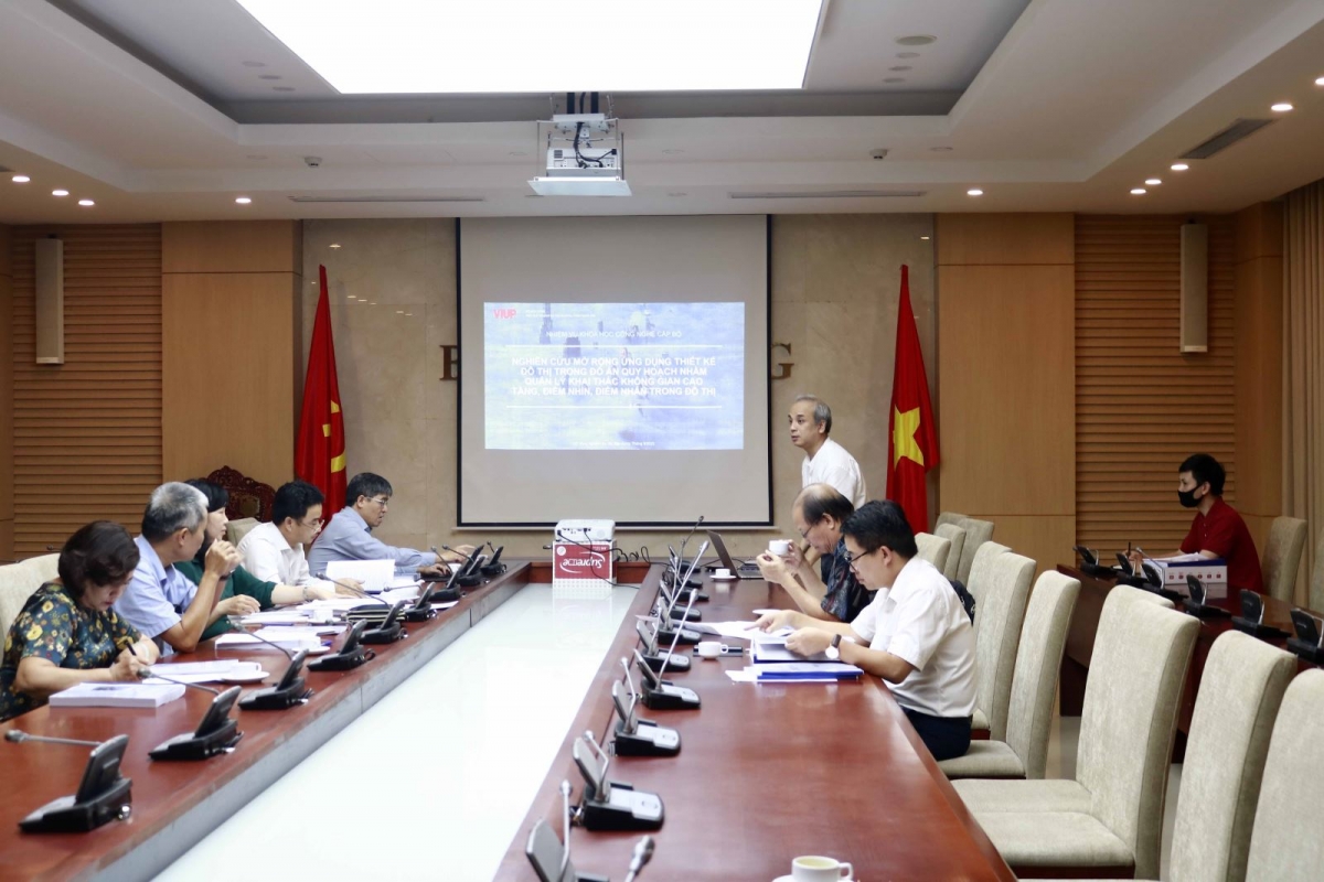 Nghiệm thu nhiệm vụ khoa học công nghệ do Viện Quy hoạch đô thị và nông thôn quốc gia thực hiện