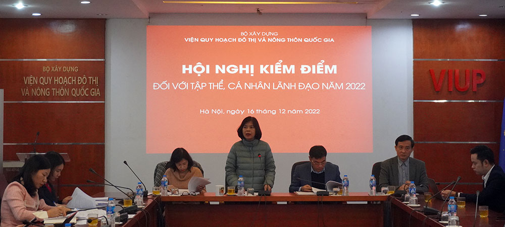 Hội nghị kiểm điểm tập thể, cá nhân lãnh đạo quản lý VIUP năm 2022