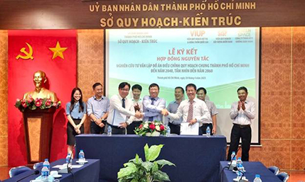 Ký kết nghiên cứu tư vấn lập đồ án điều chỉnh quy hoạch chung TPHCM đến năm 2040, tầm nhìn đến năm 2060