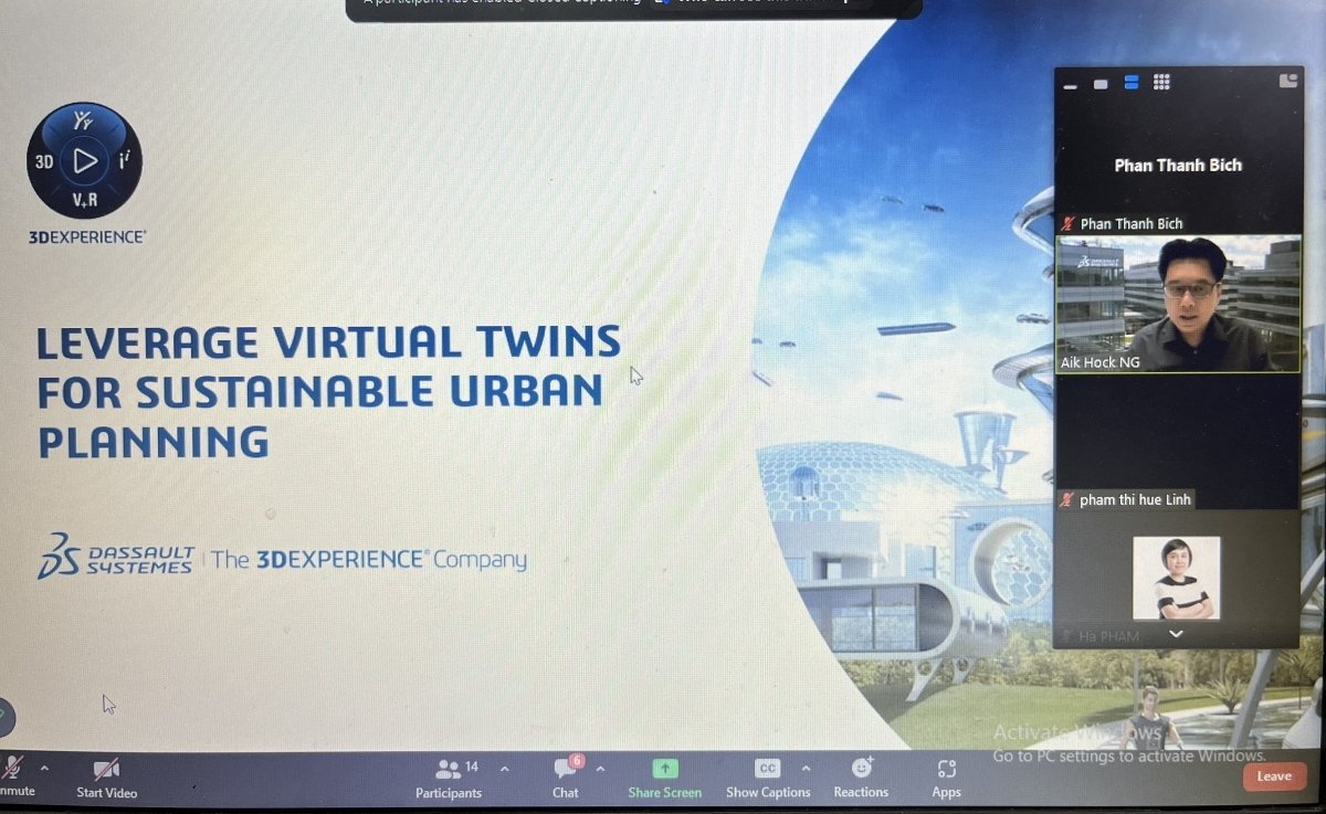 Chuyên gia VIUP trao đổi với đại diện tập đoàn Dassault Systèmes