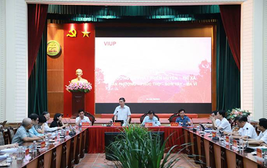 Định hướng xây dựng dải đô thị du lịch và nông nghiệp phía Tây Bắc Thủ đô