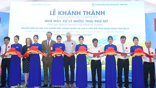 Khánh thành Nhà máy xử lý nước thải Phú Mỹ