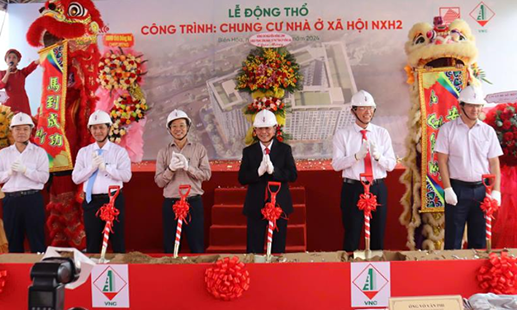  Khởi công dự án nhà ở xã hội hơn 1,2 ngàn căn tại phường Phước Tân