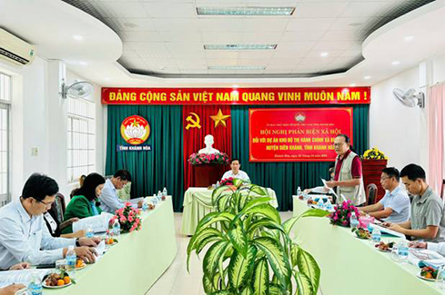 UBMTTQ Việt Nam tỉnh: Phản biện xã hội Dự án Khu đô thị hành chính xã Bình Lộc