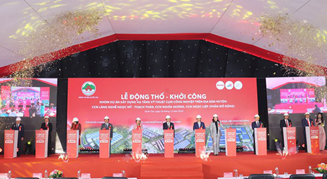 Hà Nội: Đồng loạt khởi công 3 cụm công nghiệp tại Quốc Oai