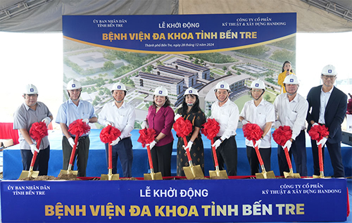 Khởi động công trình Bệnh viện Đa khoa tỉnh Bến Tre