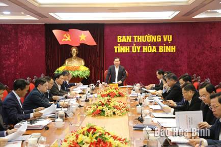 Ban Thường vụ Tỉnh ủy cho ý kiến về công tác quy hoạch, chủ trương đầu tư dự án tại một số địa phương