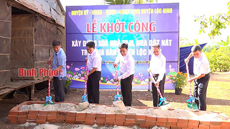 Bình Phước: Khẩn trương triển khai xóa nhà tạm, nhà dột nát