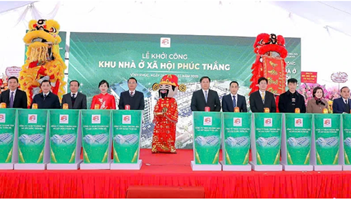 Khởi công khu nhà ở xã hội tại thành phố Phúc Yên