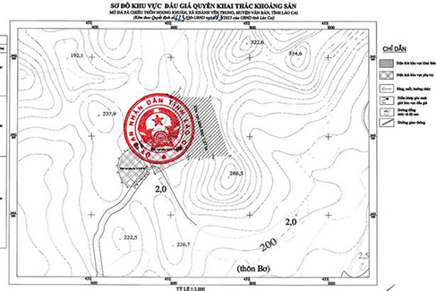 Triển khai đấu giá 2 mỏ vật liệu xây dựng trên địa bàn tỉnh