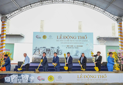 Trung Nguyên Legend động thổ xây dựng nhà máy cà phê lớn nhất Đông Nam Á