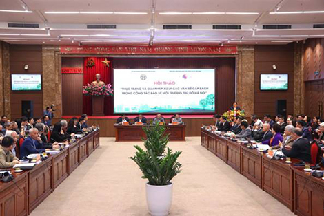  Hà Nội tìm giải pháp xử lý các vấn đề cấp bách trong bảo vệ môi trường