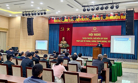 Bộ Xây dựng quyết liệt hành động phòng chống lãng phí