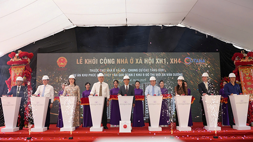  Khởi công dự án nhà ở xã hội Khu phức hợp Thủy Vân