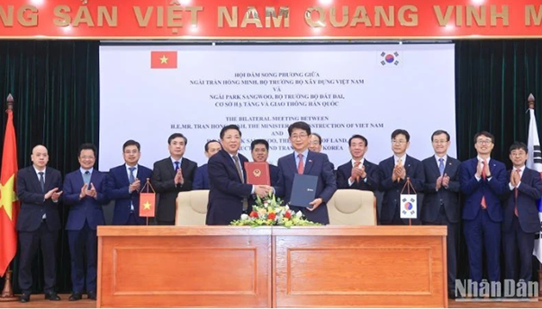 Thúc đẩy hợp tác về xây dựng-giao thông với Hàn Quốc