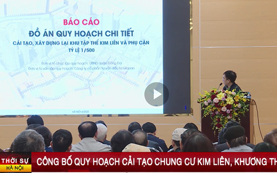 Công bố quy hoạch cải tạo chung cư Kim Liên, Khương Thượng