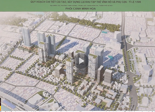 Cải tạo khu tập thể Vĩnh Hồ cao tối đa 40 tầng