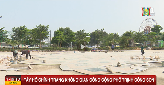 Tây Hồ chỉnh trang không gian phố Trịnh Công Sơn