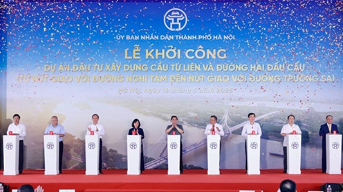 Hà Nội khởi công cầu Tứ Liên gần 20.000 tỷ nối Đông Anh với nội đô