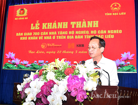 Bạc Liêu: Khánh thành bàn giao 700 căn nhà cho hộ nghèo, hộ cận nghèo khó khăn về nhà ở