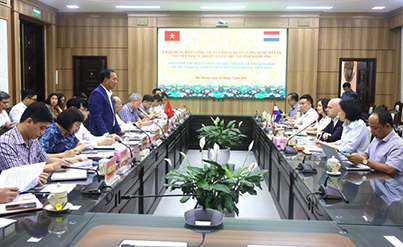  Lãnh đạo UBND tỉnh làm việc với đoàn công tác của Đại sứ quán Vương quốc Hà Lan về việc triển khai Dự án Xây dựng hệ thống thu gom và xử lý nước thải