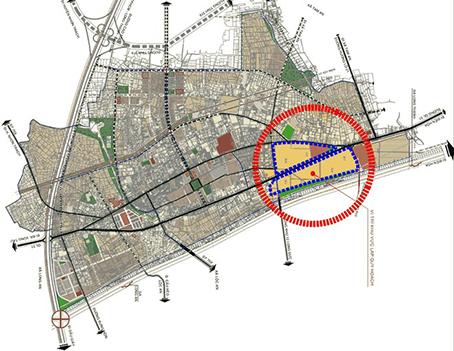 Quy hoạch khu trung tâm thương mại dịch vụ diện tích hơn 77ha gần sân bay Long Thành