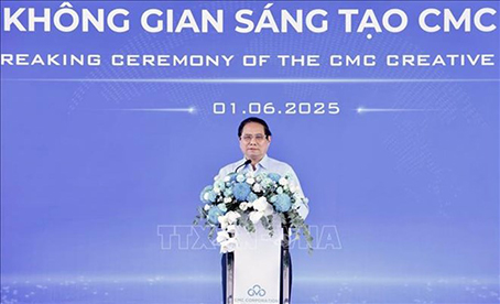 Thủ tướng Chính phủ dự Lễ khởi công Tổ hợp không gian sáng tạo CMC