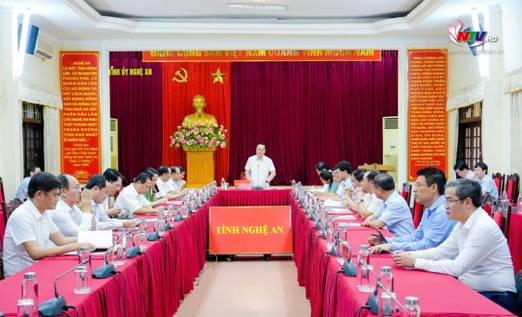 Ban Thường vụ Tỉnh uỷ cho ý kiến về đồ án điều chỉnh Quy hoạch chung thị xã Hoàng Mai đến năm 2045