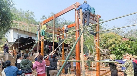 Nghệ An có 82/130 xã, phường hoàn thành xóa nhà ở dột nát, tạm bợ cho người nghèo