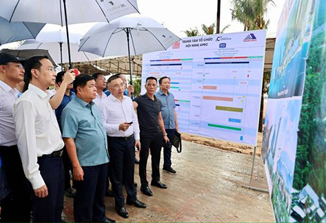 Bảo đảm tiến độ hoàn thành các dự án hạ tầng phục vụ Hội nghị APEC 2027