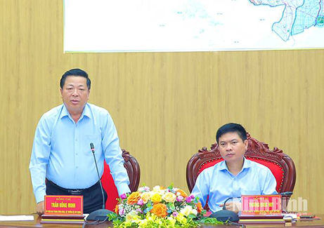 Bộ trưởng Bộ Xây dựng làm việc với tỉnh Ninh Bình