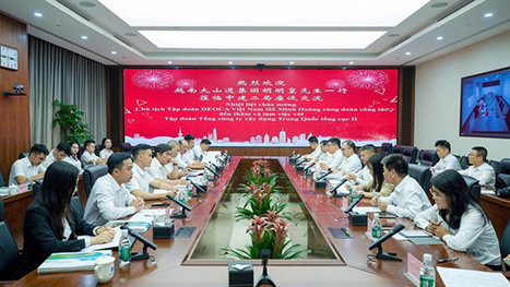 Hợp tác chuyển giao công nghệ, đào tạo nhân lực với Tập đoàn Xây dựng Trung Quốc