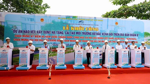 Thành phố Hồ Chí Minh khởi công dự án cải tạo môi trường bờ bắc Kênh Đôi