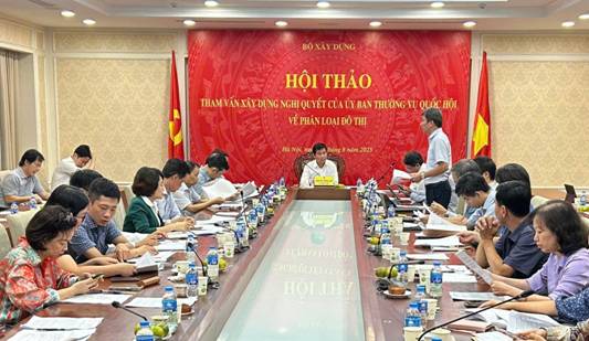 Xây dựng nghị quyết phân loại đô thị phù hợp với chính quyền địa phương 2 cấp