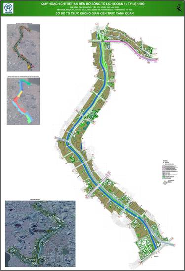 Phường Ngọc Hà tổ chức niêm yết công khai đồ án quy hoạch chi tiết, tỷ lệ 1/500 hai bên bờ tuyến sông Tô Lịch