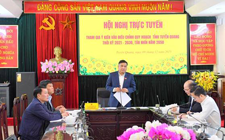 Lấy ý kiến vào điều chỉnh quy hoạch tỉnh Tuyên Quang thời kỳ 2021-2030, tầm nhìn đến 2050