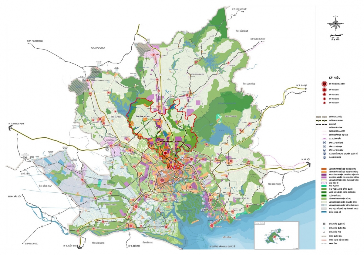 Quy hoạch tỉnh Bình Dương thời kỳ 2021-2030, tầm nhìn đến năm 2050