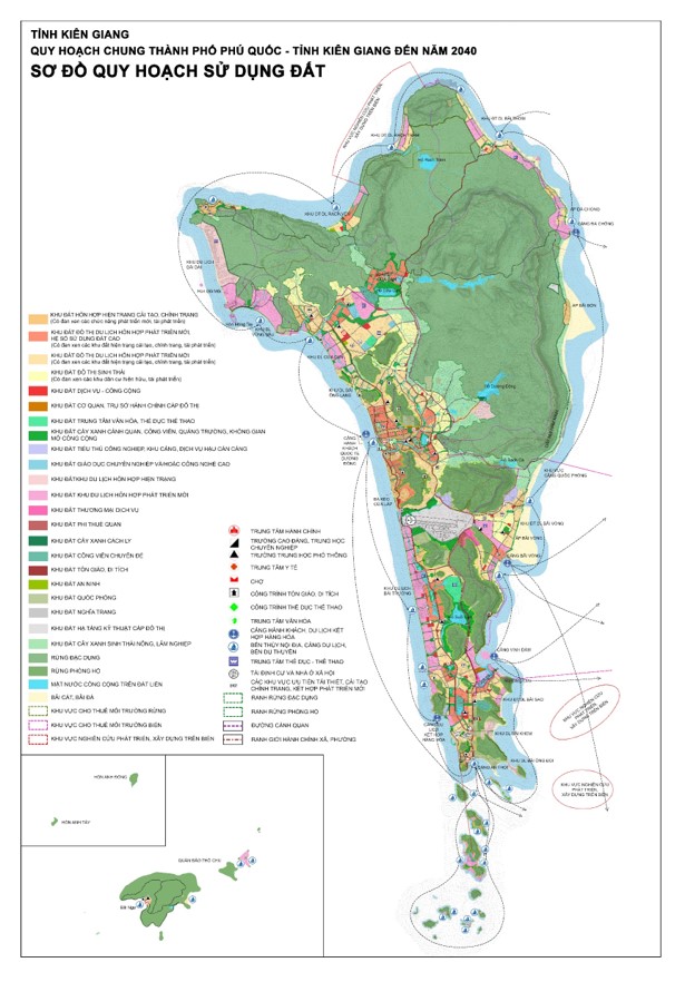 Quy hoạch chung thành phố Phú Quốc, tỉnh Kiên Giang đến năm 2040
