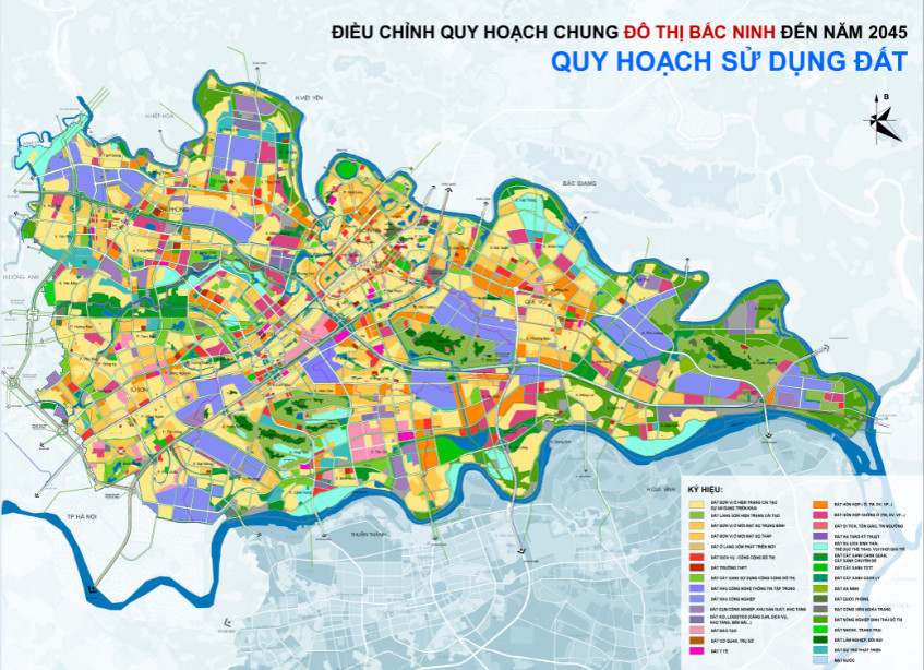 Điều chỉnh quy hoạch chung đô thị Bắc Ninh đến năm 2045