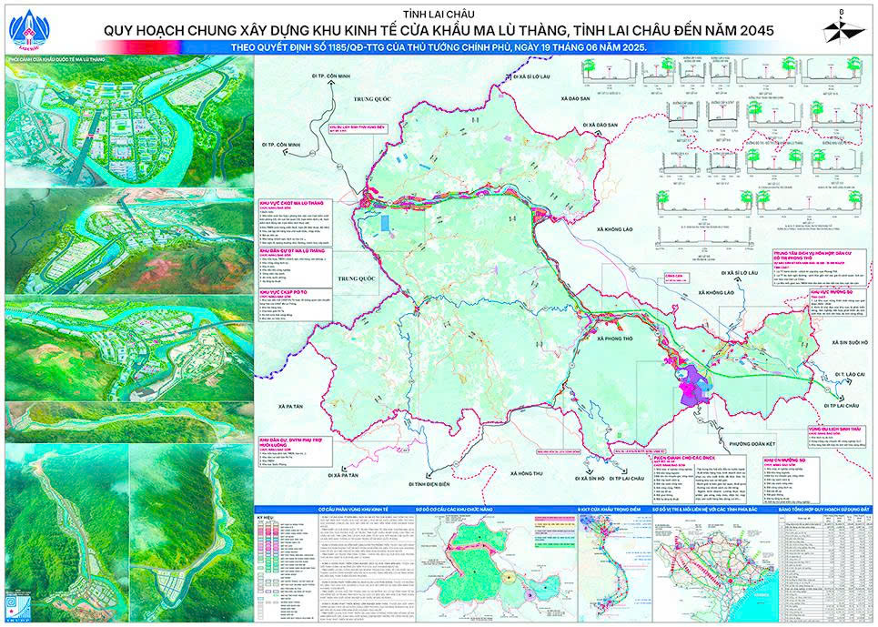Quy hoạch chung xây dựng Khu kinh tế cửa khẩu Ma Lù Thàng, tỉnh Lai Châu đến năm 2045