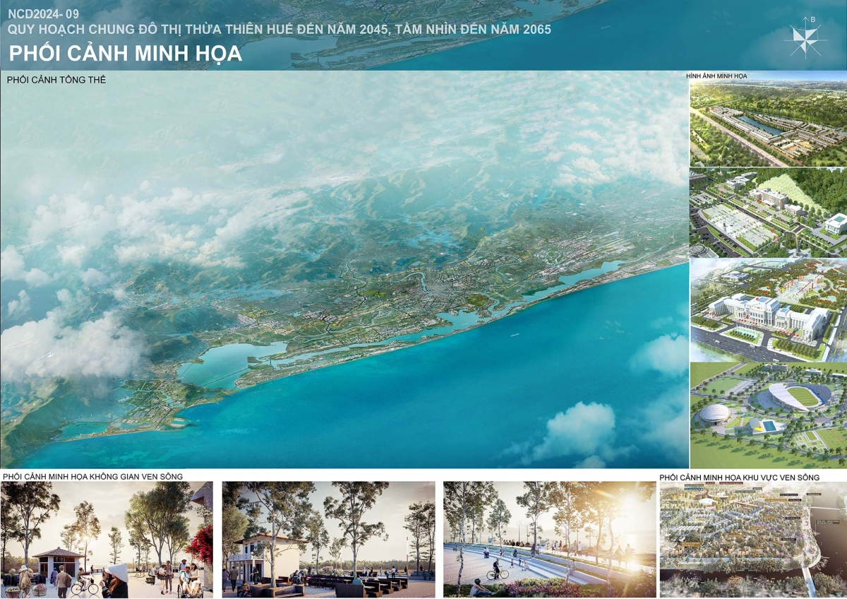 Giải Vàng - VUPA 2025: Quy hoạch chung đô thị Thừa Thiên Huế đến năm 2045, tầm nhìn đến năm 2065