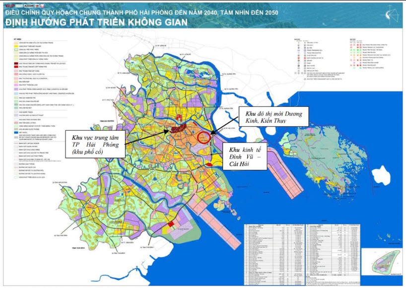 Giải Vàng - VUPA 2025: Điều chỉnh Quy hoạch chung thành phố Hải Phòng đến năm 2040, tầm nhìn đến năm 2050